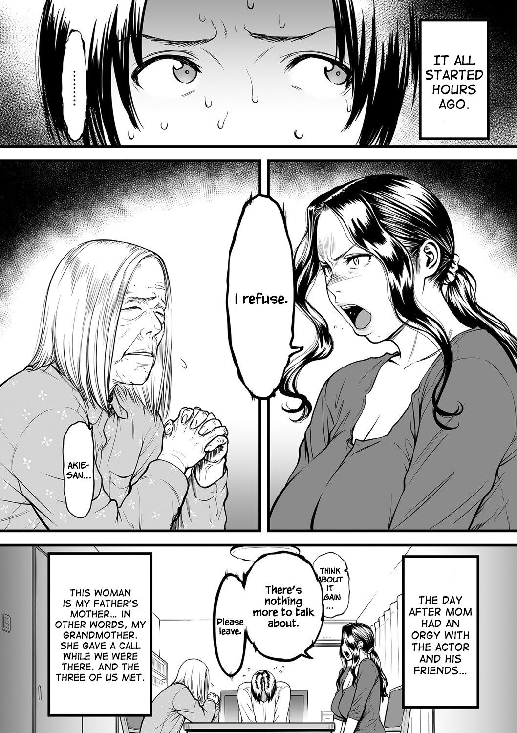 Hentai Manga Comic-My Mom is a Porn Actress-Read-82